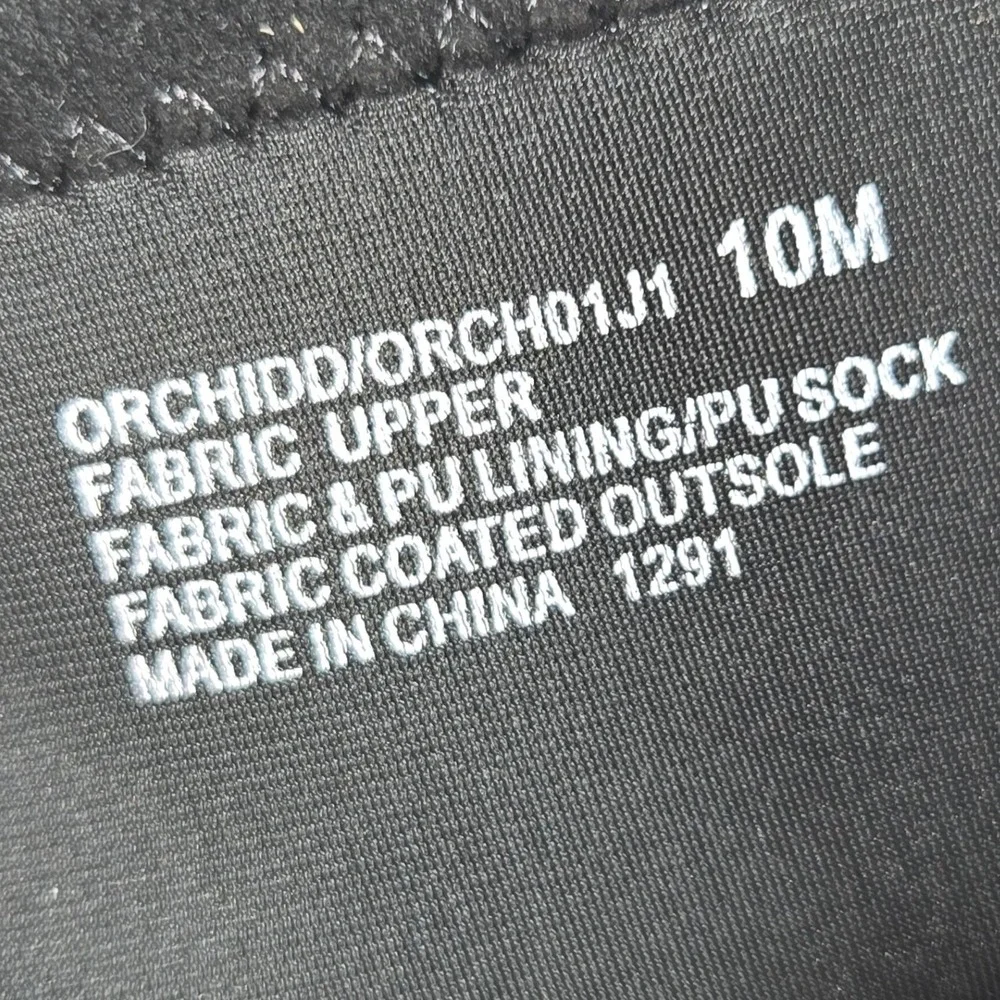 Madden Girl Orchidd Black Fabric Platform Block Heel Ankle Boots Womens‎ 10M